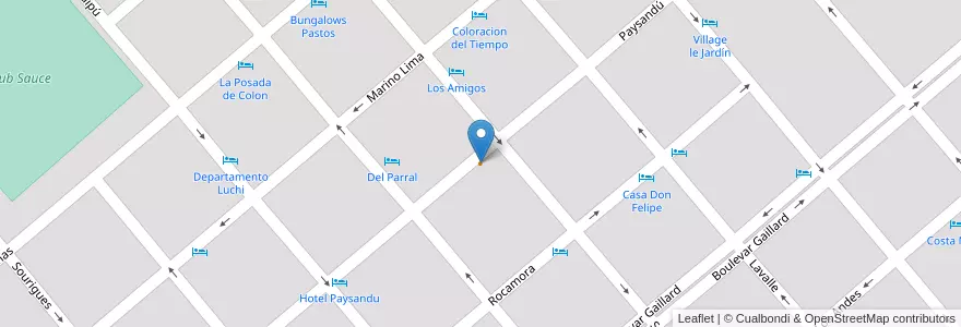 Mapa de ubicacion de Peña Don Lopez en 아르헨티나, 엔트레리오스주, Departamento Colón, Distrito Primero, Colón.