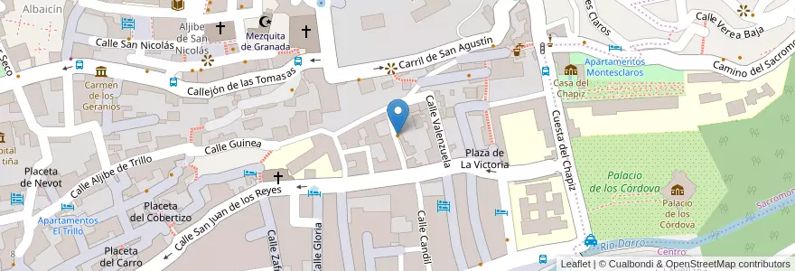 Mapa de ubicacion de Peña la Platería en スペイン, アンダルシア州, Granada, Comarca De La Vega De Granada, Granada.