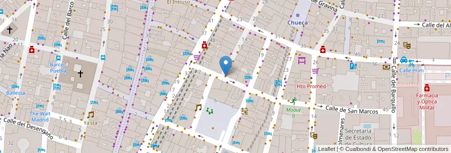 Mapa de ubicacion de Pepito Grillo en إسبانيا, منطقة مدريد, منطقة مدريد, Área Metropolitana De Madrid Y Corredor Del Henares, مدريد.