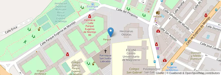 Mapa de ubicacion de Pequeñines en Испания, Мадрид, Мадрид, Área Metropolitana De Madrid Y Corredor Del Henares, Мадрид.