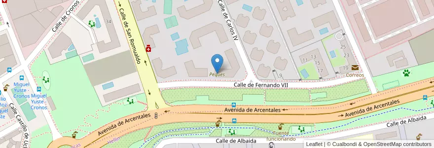 Mapa de ubicacion de Peques en 스페인, Comunidad De Madrid, Comunidad De Madrid, Área Metropolitana De Madrid Y Corredor Del Henares, 마드리드.