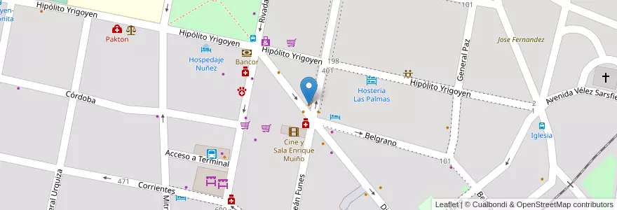 Mapa de ubicacion de Per Tuti en アルゼンチン, コルドバ州, Departamento Punilla, Pedanía Dolores, Municipio De Capilla Del Monte, Capilla Del Monte.