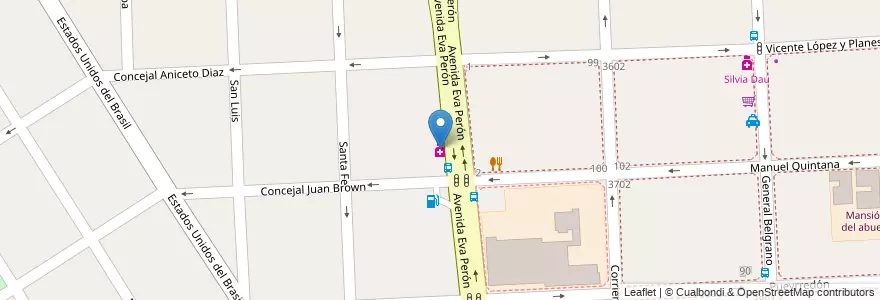 Mapa de ubicacion de Perez en Arjantin, Buenos Aires, Partido De Florencio Varela, Florencio Varela.