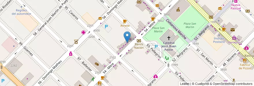 Mapa de ubicacion de Perfumerías Mon-Rve en Argentina, Buenos Aires, Partido De General San Martín, General San Martín, Villa Lynch.