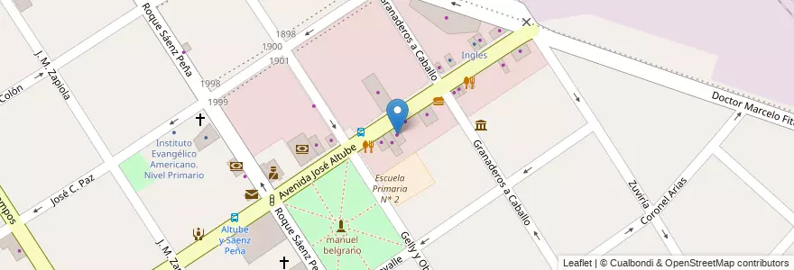 Mapa de ubicacion de Perfupaz en Arjantin, Buenos Aires, Partido De José C. Paz.
