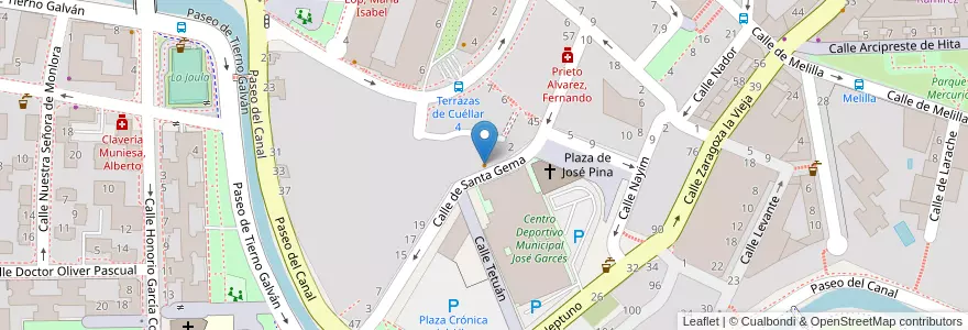 Mapa de ubicacion de Perla negra en Spanje, Aragón, Zaragoza, Zaragoza, Zaragoza.