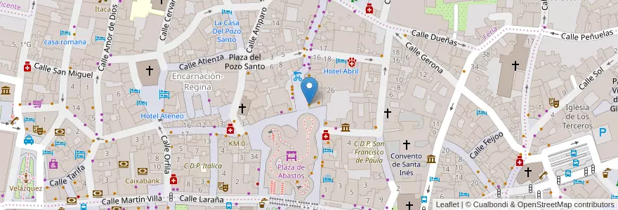 Mapa de ubicacion de Perrochikö en 西班牙, 安达鲁西亚, Sevilla, Sevilla.