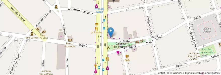 Mapa de ubicacion de Personal, Nueva Pompeya en Argentina, Ciudad Autónoma De Buenos Aires, Comuna 4, Buenos Aires.