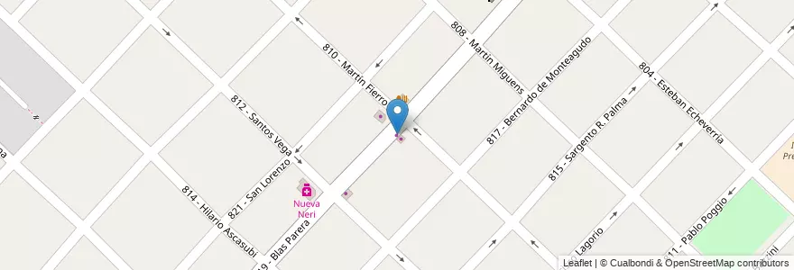 Mapa de ubicacion de Pet Shop Baloo en Argentinië, Buenos Aires, Partido De Tres De Febrero, Villa Bosch.