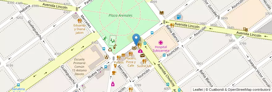 Mapa de ubicacion de Peter's, Villa Devoto en Argentine, Ciudad Autónoma De Buenos Aires, Buenos Aires, Comuna 11.