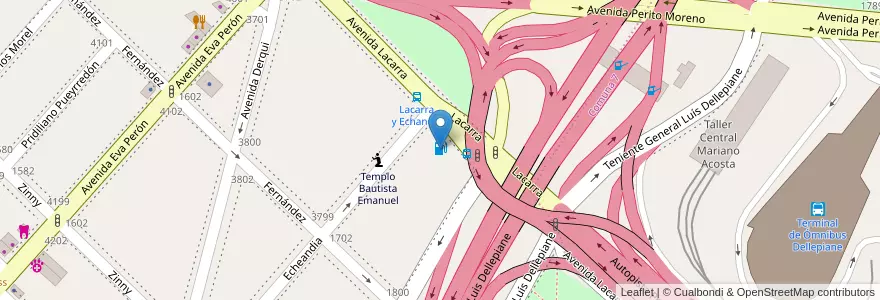 Mapa de ubicacion de Petrobras, Parque Avellaneda en アルゼンチン, Ciudad Autónoma De Buenos Aires, Comuna 9, ブエノスアイレス.