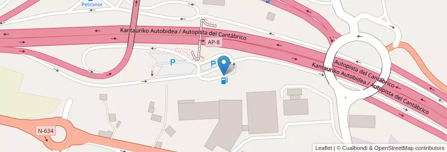Mapa de ubicacion de Petronor en 西班牙, 巴斯克, 比斯开, Durangaldea, Amorebieta-Etxano.