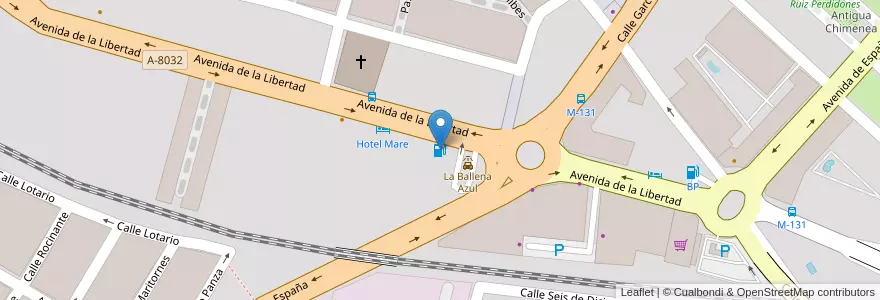 Mapa de ubicacion de PETROPRIX en 스페인, Andalucía, Sevilla, Dos Hermanas.