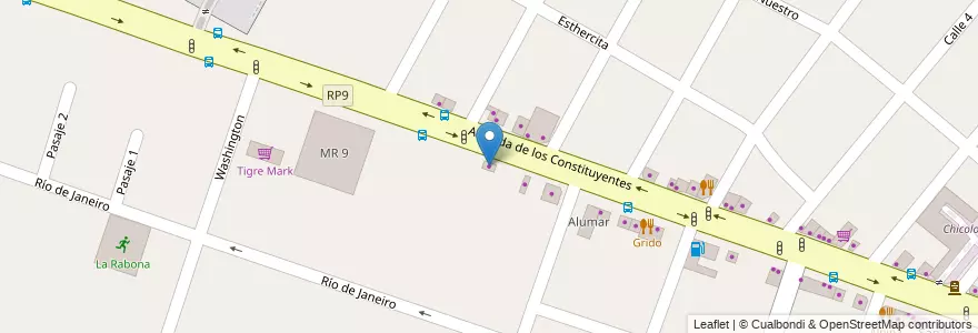 Mapa de ubicacion de Pet's Shop en Argentina, Provincia Di Buenos Aires, Partido De Tigre, General Pacheco.