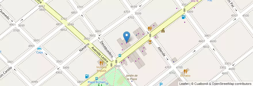 Mapa de ubicacion de Peugeot, Villa Devoto en Argentina, Ciudad Autónoma De Buenos Aires, Buenos Aires, Comuna 11.
