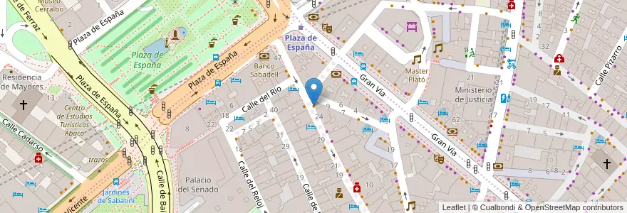 Mapa de ubicacion de Pho 26 en Испания, Мадрид, Мадрид, Área Metropolitana De Madrid Y Corredor Del Henares, Мадрид.