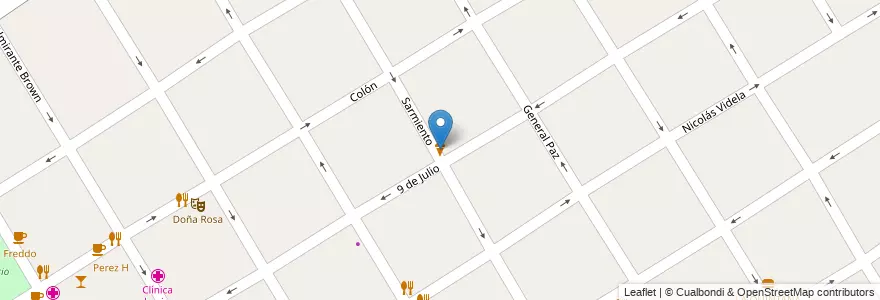 Mapa de ubicacion de Piave en Arjantin, Buenos Aires, Partido De Quilmes, Quilmes.