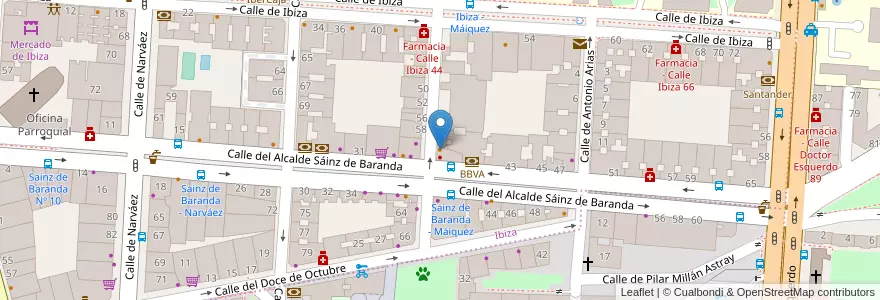 Mapa de ubicacion de Piazzere en Испания, Мадрид, Мадрид, Área Metropolitana De Madrid Y Corredor Del Henares, Мадрид.