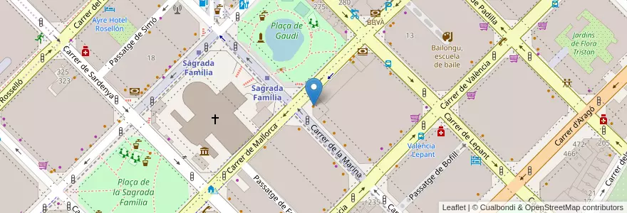 Mapa de ubicacion de Picasso en Испания, Каталония, Барселона, Барселонес, Барселона.