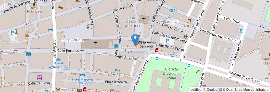 Mapa de ubicacion de Picasso en 西班牙, La Rioja, La Rioja, Logroño.