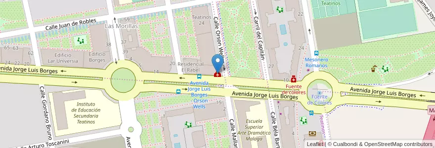 Mapa de ubicacion de Picasso Centro Médico en Espanha, Andaluzia, Málaga, Málaga-Costa Del Sol, Málaga.