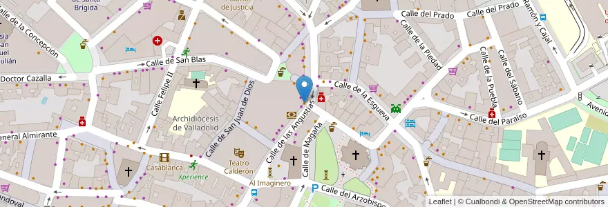 Mapa de ubicacion de Piccadilly en Espagne, Castille-Et-León, Valladolid, Valladolid.