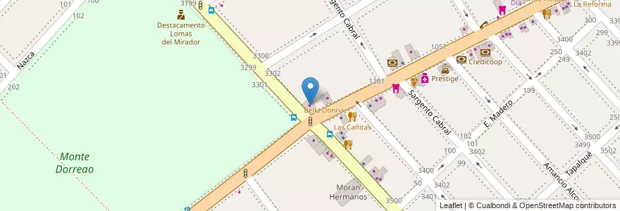 Mapa de ubicacion de Piccin Hermanos en Argentina, Buenos Aires, Partido De La Matanza, Lomas Del Mirador.