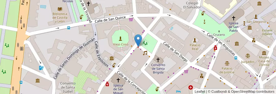 Mapa de ubicacion de Piccola Plaza en Sepanyol, Castilla Y León, Valladolid, Valladolid.