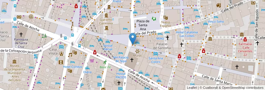 Mapa de ubicacion de Piccolo Andrea en 스페인, Comunidad De Madrid, Comunidad De Madrid, Área Metropolitana De Madrid Y Corredor Del Henares, 마드리드.