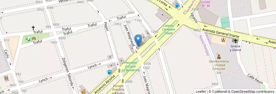 Mapa de ubicacion de Picky - Pet, Nueva Pompeya en الأرجنتين, Ciudad Autónoma De Buenos Aires, Comuna 4, Buenos Aires.