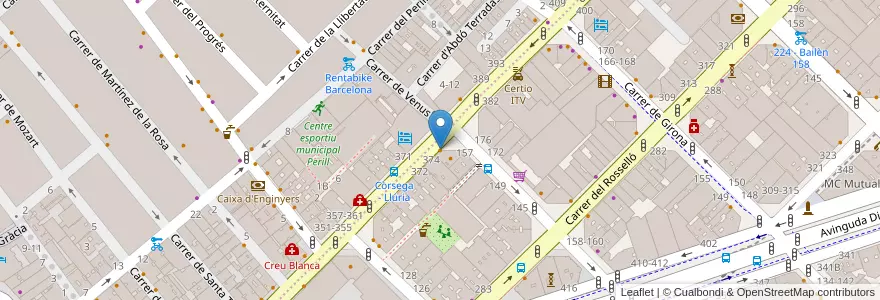 Mapa de ubicacion de Pikio Taco en إسبانيا, كتالونيا, برشلونة, بارسلونس, Barcelona.
