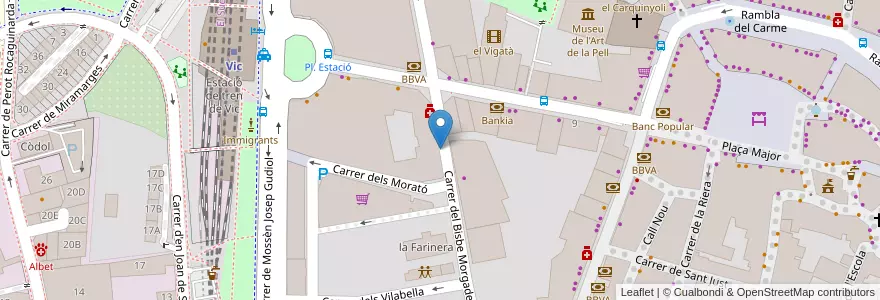 Mapa de ubicacion de Pikment en Spanien, Katalonien, Barcelona, Osona, Vic.