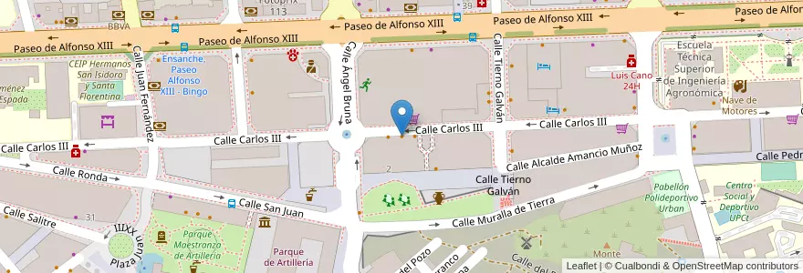 Mapa de ubicacion de Pikú Café en Spanien, Region Murcia, Region Murcia, Campo De Cartagena Y Mar Menor, Cartagena.