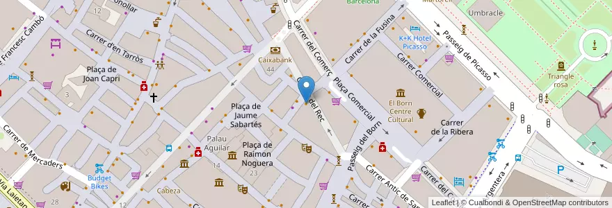 Mapa de ubicacion de Pim Pam Burger en スペイン, カタルーニャ州, Barcelona, バルサルネス, Barcelona.