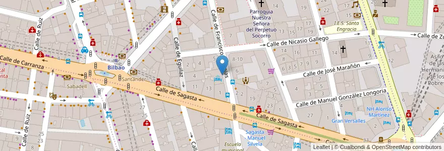 Mapa de ubicacion de Pink Planet en Espanha, Comunidade De Madrid, Comunidade De Madrid, Área Metropolitana De Madrid Y Corredor Del Henares, Madrid.