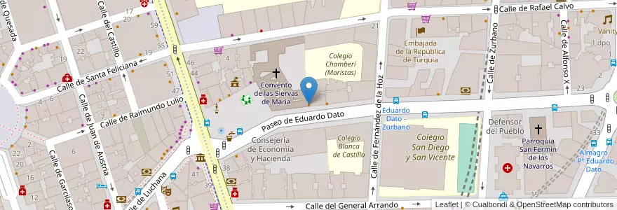 Mapa de ubicacion de Pinocchio en スペイン, マドリード州, Comunidad De Madrid, Área Metropolitana De Madrid Y Corredor Del Henares, Madrid.