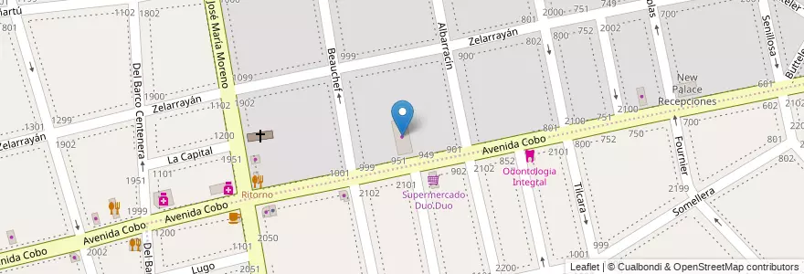 Mapa de ubicacion de Pinturería Gastón, Nueva Pompeya en アルゼンチン, Ciudad Autónoma De Buenos Aires, Comuna 7, ブエノスアイレス.