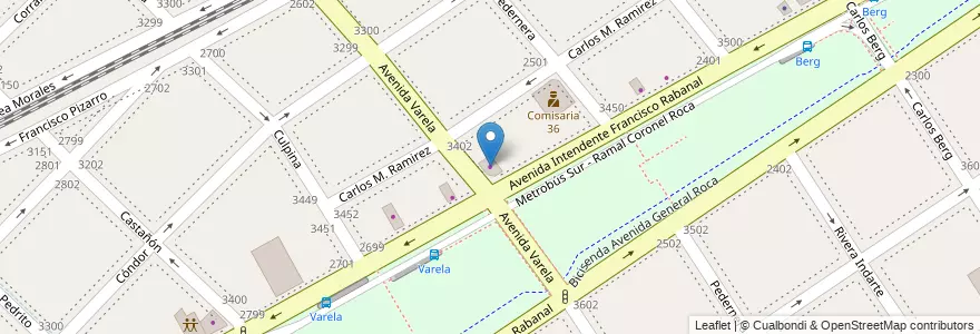 Mapa de ubicacion de Pinturería Gastón, Villa Soldati en Argentine, Ciudad Autónoma De Buenos Aires, Buenos Aires, Comuna 8.