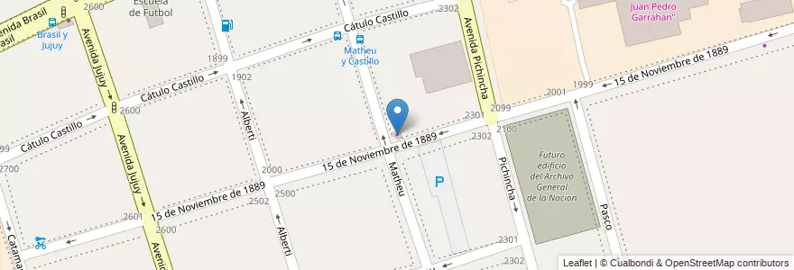 Mapa de ubicacion de Pintureria Matheu, Parque Patricios en アルゼンチン, Ciudad Autónoma De Buenos Aires, Comuna 4, ブエノスアイレス.