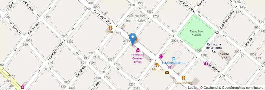 Mapa de ubicacion de Pinturerias Indugar en Argentina, Buenos Aires, Partido De Lanús, Lanús Oeste.