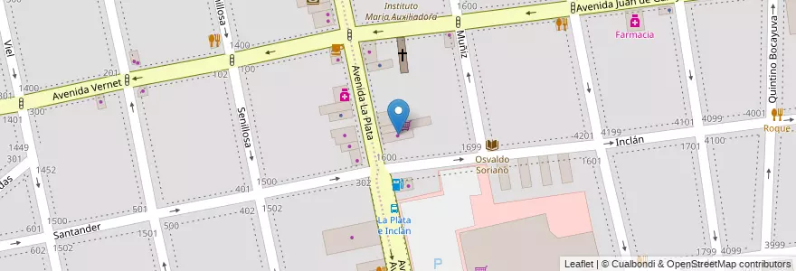 Mapa de ubicacion de Pinturerias Yanina, Boedo en Аргентина, Буэнос-Айрес, Comuna 5, Буэнос-Айрес.