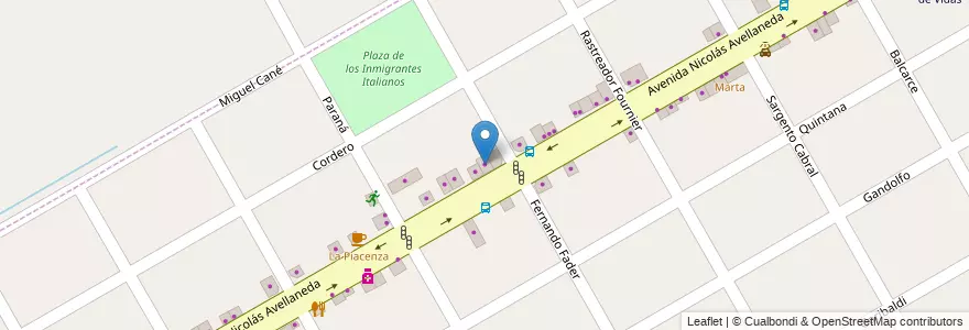 Mapa de ubicacion de Pinturias Caporaso en Argentina, Buenos Aires, Partido De San Fernando, Victoria.