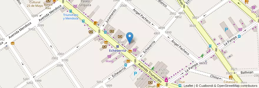 Mapa de ubicacion de Pioneer Argentina Papelera, Villa Urquiza en Argentine, Ciudad Autónoma De Buenos Aires, Comuna 12, Buenos Aires.
