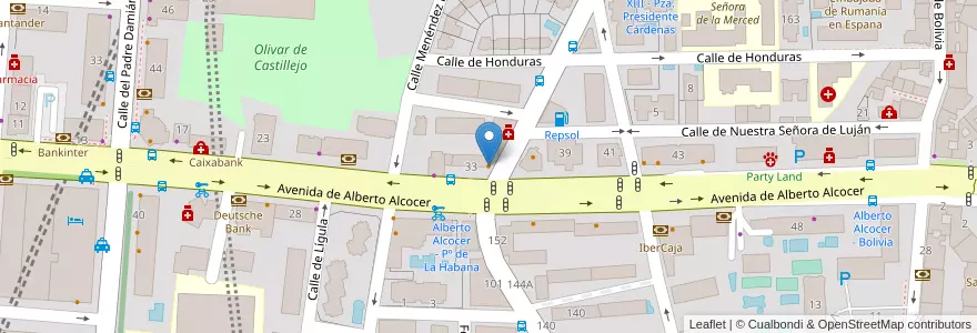 Mapa de ubicacion de Pipa&Co en Испания, Мадрид, Мадрид, Área Metropolitana De Madrid Y Corredor Del Henares, Мадрид.