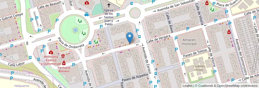 Mapa de ubicacion de Pipe en スペイン, マドリード州, Comunidad De Madrid, Área Metropolitana De Madrid Y Corredor Del Henares, San Fernando De Henares.