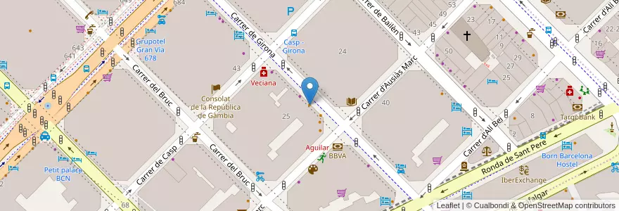 Mapa de ubicacion de Pirinev En Boca en Spain, Catalonia, Barcelona, Barcelonès, Barcelona.