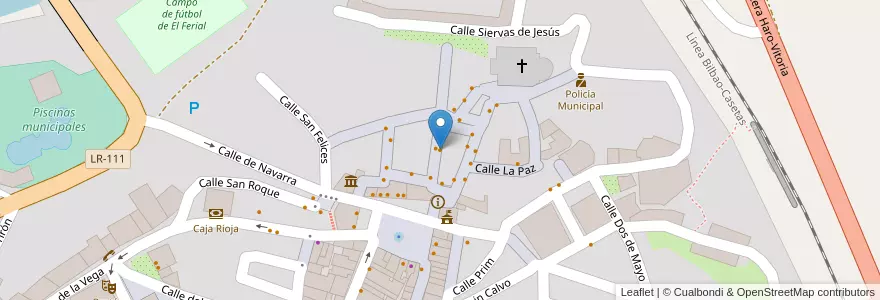 Mapa de ubicacion de Pirolo en Испания, Риоха, Риоха, Haro.