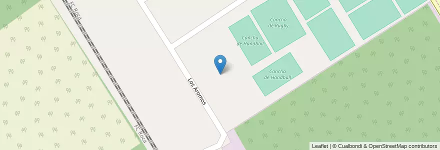 Mapa de ubicacion de Pista de atletismo en الأرجنتين, بوينس آيرس, Partido De Lomas De Zamora, Llavallol.