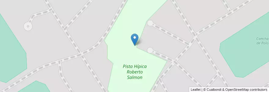 Mapa de ubicacion de Pista Hípica Roberto Salmon en Argentinien, Provinz Buenos Aires, Partido Del Pilar.