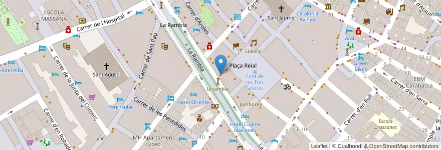 Mapa de ubicacion de Pita House en İspanya, Catalunya, Barcelona, Barcelonès, Barcelona.